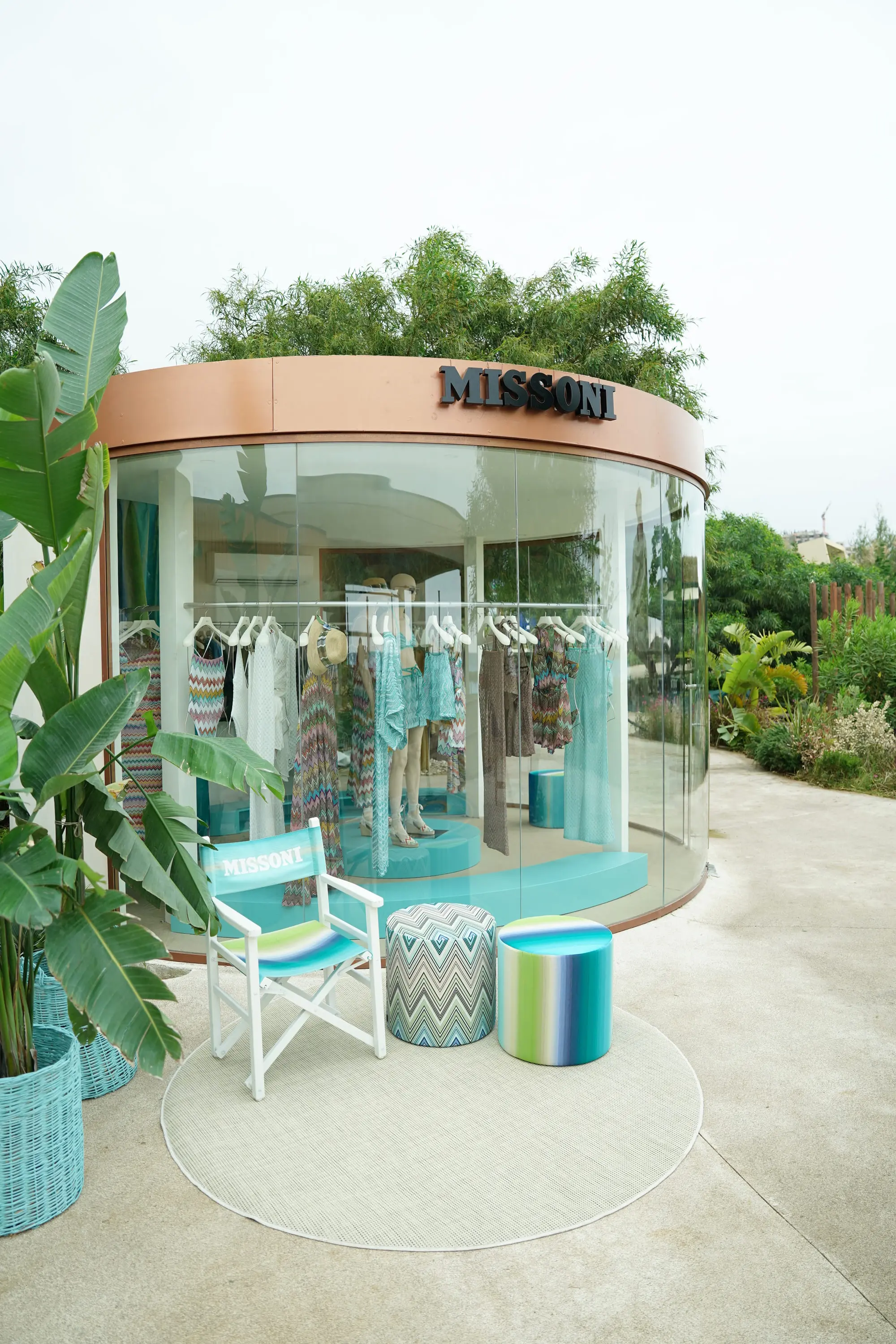Missoni boutique facade detail